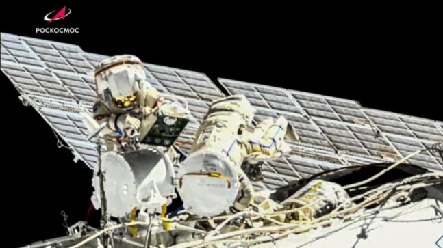 Two cosmonauts conduct spacewalk at International Space Station - Vimarsana News
