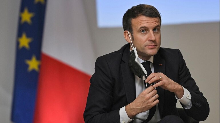 Man slaps French President Emmanuel Macron in the face, yells 'Down with Macron' - World News
