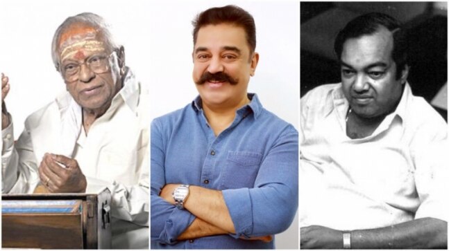 Kamal Haasan wishes Kannadasan and MS Viswanathan on their birth anniversary. Read post