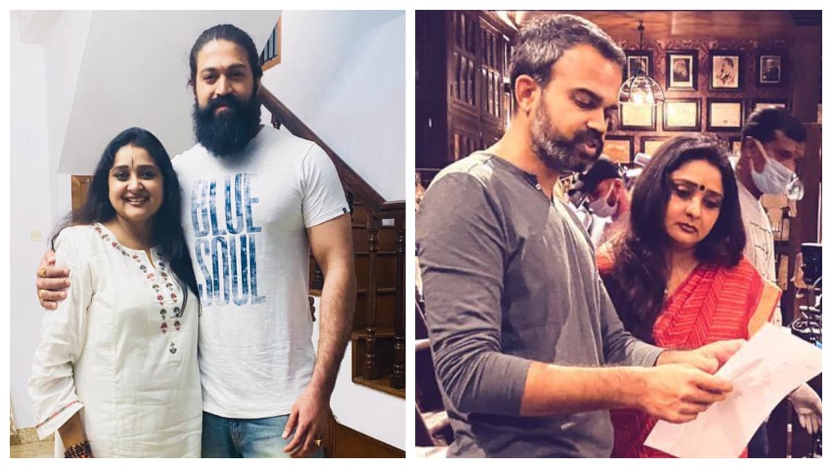 KGF Chapter 2 actress Malavika Avinash begins dubbing for film. See BTS  pics - India Today