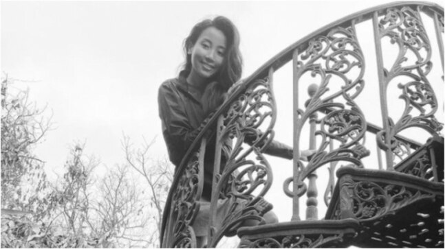 Ankita Konwar is all smiles in pretty black and white pic. Milind Soman comments