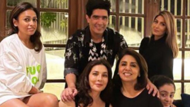 Neetu, Riddhima Kapoor share happy pictures from Manish Malhotra's mid-week party