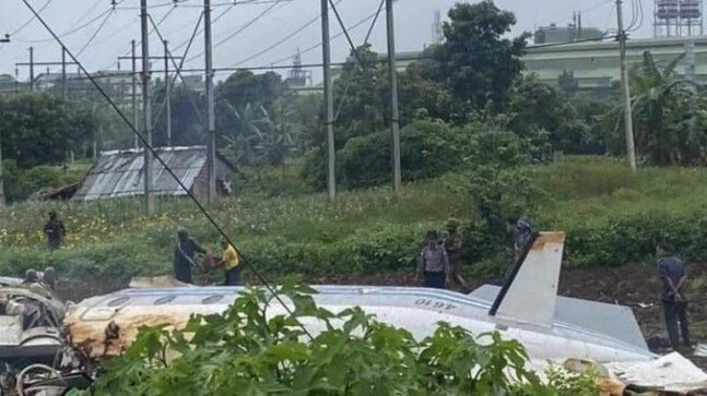 Senior monk among 12 killed in Myanmar military plane crash