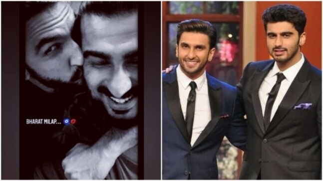 Ranveer Singh reunites with Arjun Kapoor. The Bharat milap pic is viral