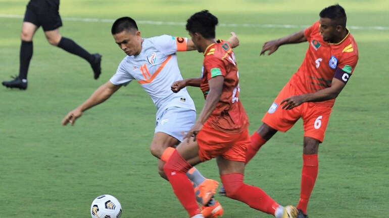 India Football Team S World Cup Qualification Campaign Was Hot And Cold Says Sunil Chhetri Sports News Apple Cup 2022 Highlights