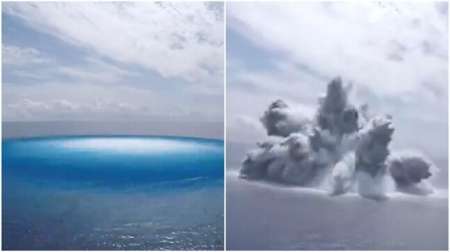 What happens when 18,000-kilo bomb is detonated in middle of sea? Watch and find out
