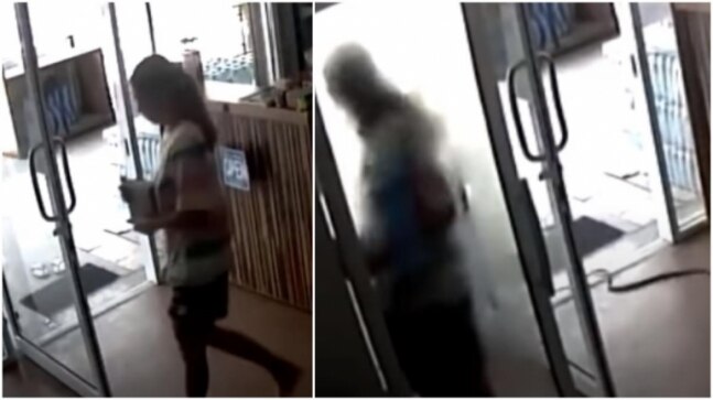 Woman spots snake slithering into her store in viral video. Watch what she did next