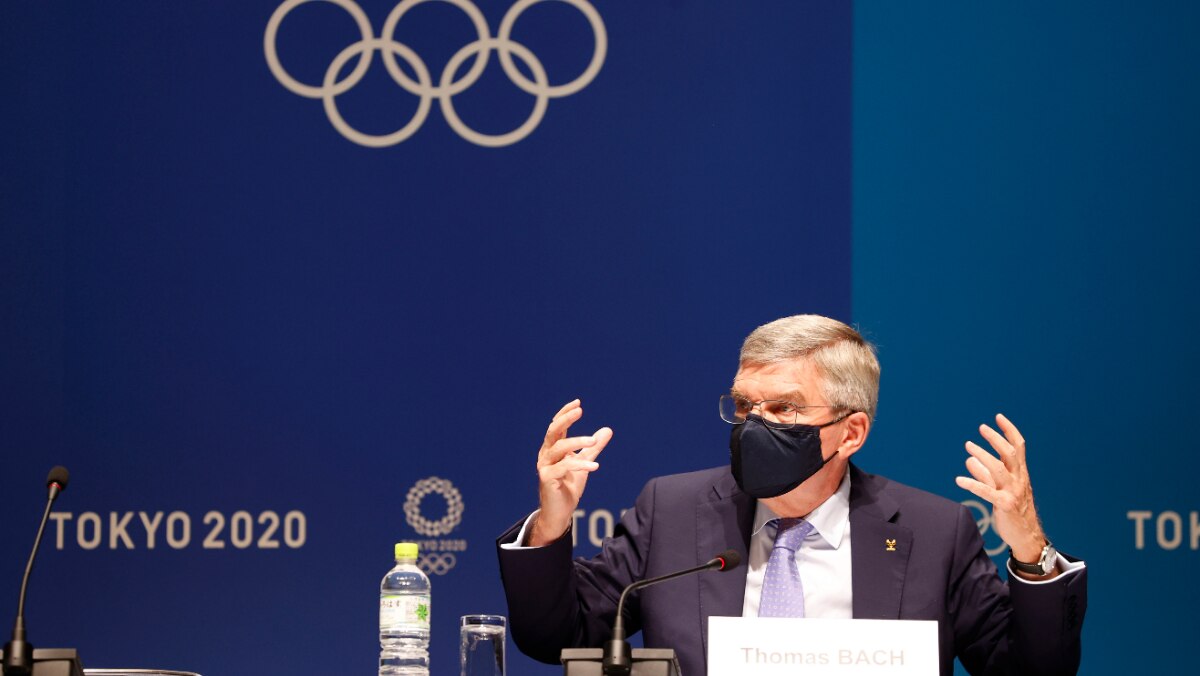 Tokyo 2020: IOC president Thomas Bach gets emotional after meeting Olympics official in person