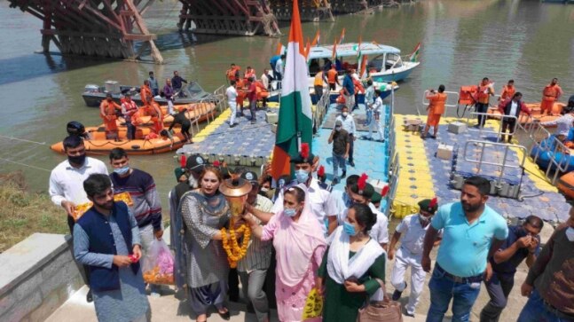 Swarnim Vijay victory flame ceremony held at J&K's Badami Bagh Cantonment