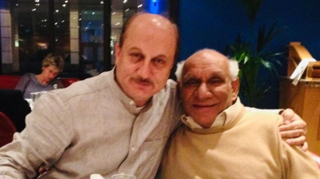 Anupam Kher remembers his favourite director and best friend Yash Chopra. See post