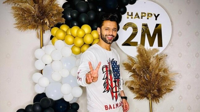 Rahul Vaidya celebrates 2 million followers on Instagram with special song for his fans
