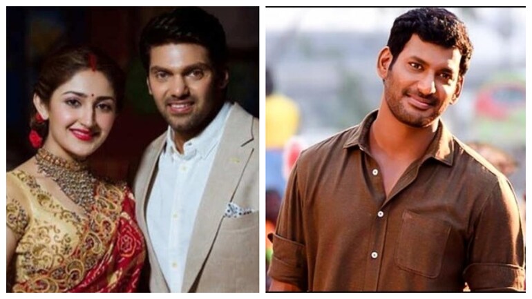 Actors Arya And Sayyeshaa Welcome Their First Child The News Minute