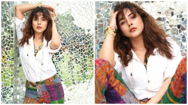 Shehnaaz Gill shares new pics from Dabboo Ratnani calendar shoot, says life is like rainbow