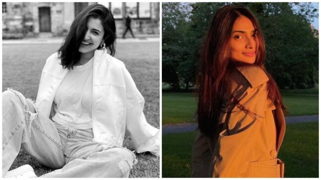 Anushka Sharma smiles happily on her day out in London. Pic credit goes to Athiya Shetty