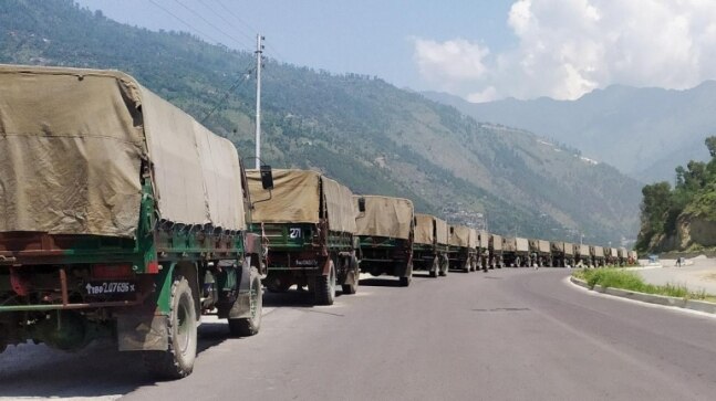 China building concrete camps near Sikkim’s Naku La , eastern Ladakh