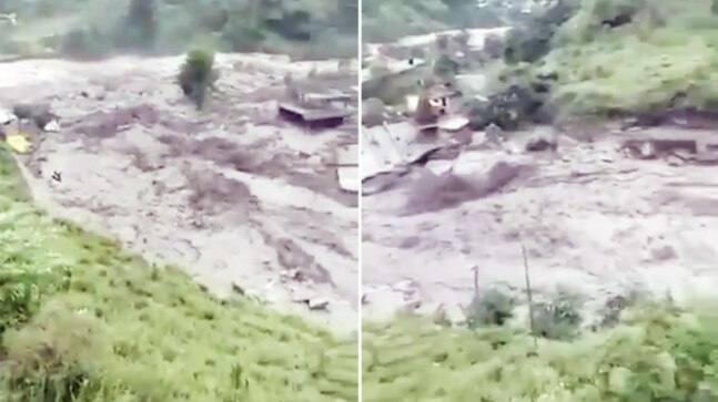 Woman, 4-year-old son swept away in flash floods in Himachal Pradesh's Kullu
