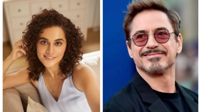 Taapsee once slid into Robert Downey Jr’s DMs. What happened next