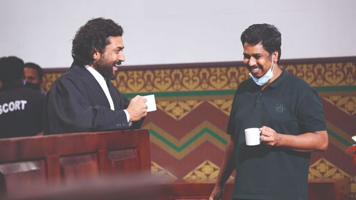 Suriya's pics with director TJ Gnanavel from Jai Bhim sets are out. Seen yet? - Movies News