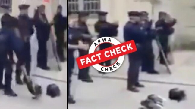 Fact Check: Have French cops joined protests against Macron’s Covid-19 measures?