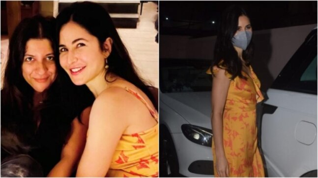 Katrina Kaif repeats Rs 10k midi dress for work outing in Mumbai. See pics