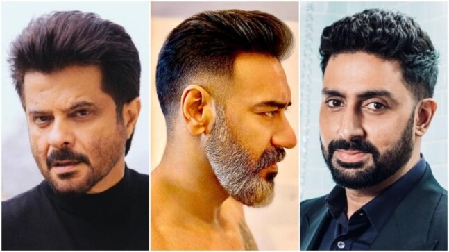Ajay Devgn’s salt-and-pepper look is hit on Instagram. Anil Kapoor, Abhishek Bachchan react