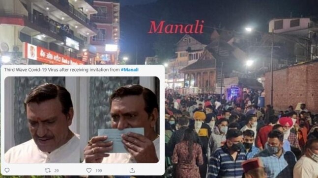 Manali gets crazy crowds of tourists after Covid 2.0, Internet roasts them. Best memes