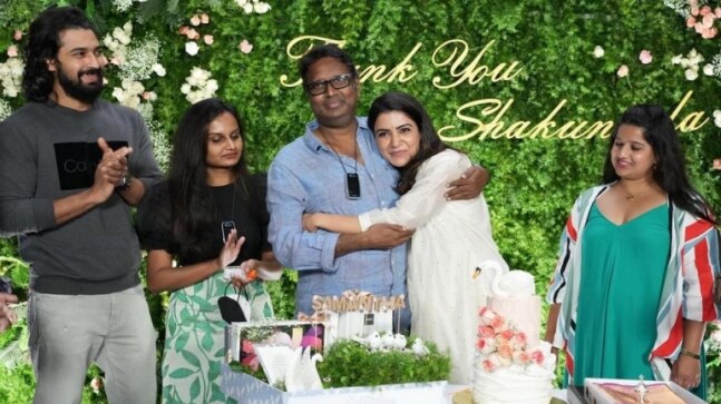 Samantha wraps up Shaakuntalam, thanks Gunasekhar for making her believe in fairytales