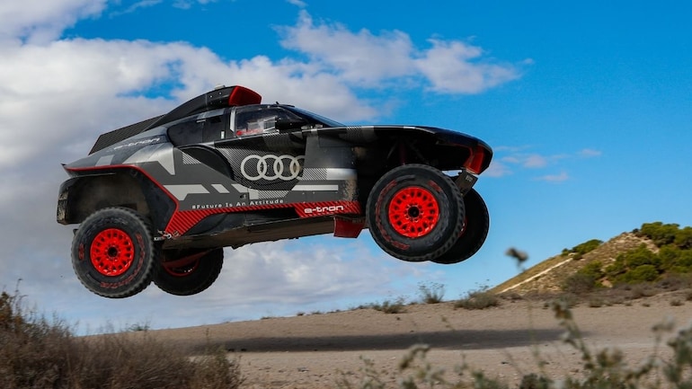 Audi Rs Q E Tron Put Through Its Paces Ahead Of 2022 Dakar Rally Debut Auto News Rally Day 2022