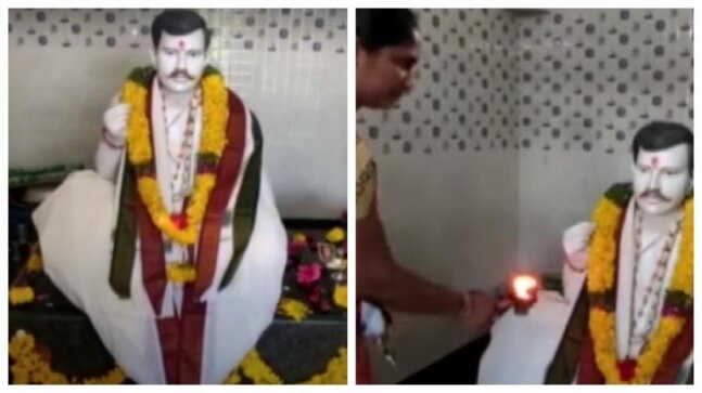 Woman in Andhra Pradesh builds temple in memory of her dead husband. Read viral story - Vimarsana News