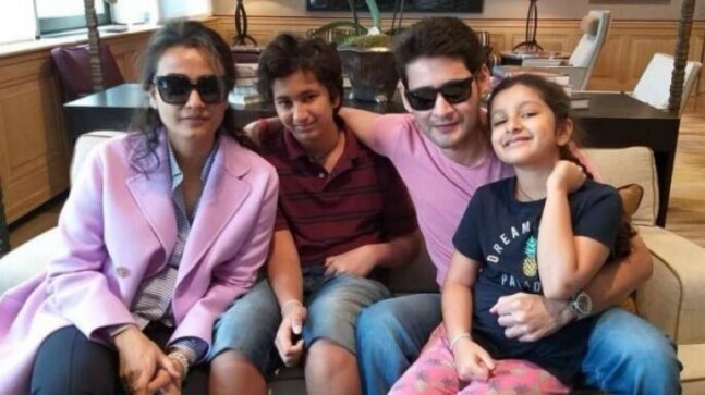 On Mahesh Babu's 46th birthday, Namrata, Gautam and Sitara have the best wishes