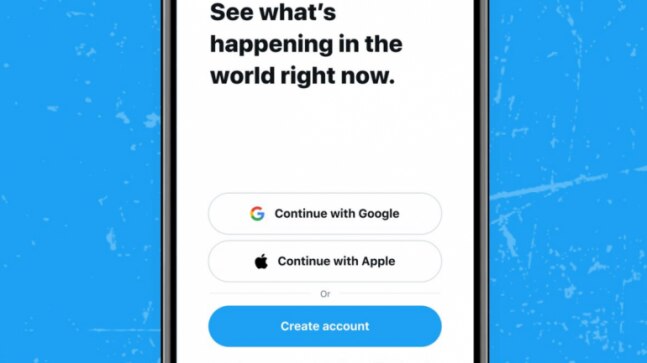 Twitter will now let users sign up with their Apple or Google account