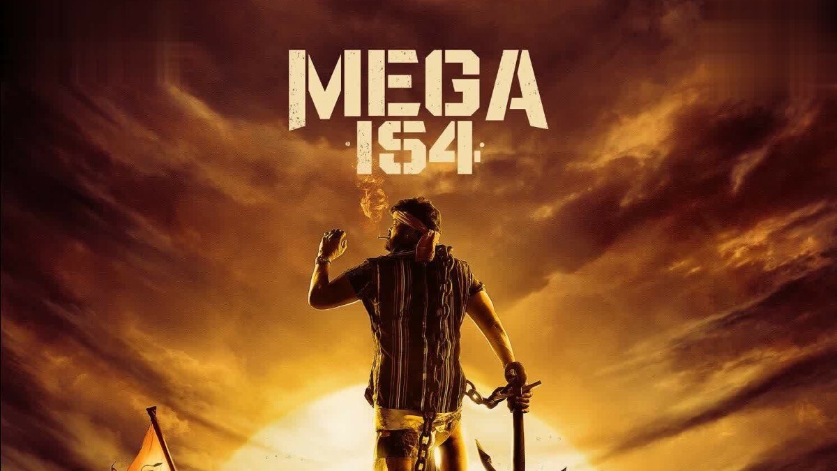 Mega 154 first-look poster is out. Chiranjeevi is back as the mass hero -  India Today