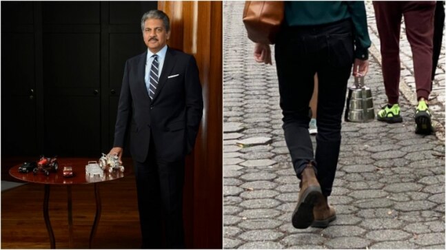 Anand Mahindra shares viral pic of woman carrying steel dabba in New York. Internet reacts