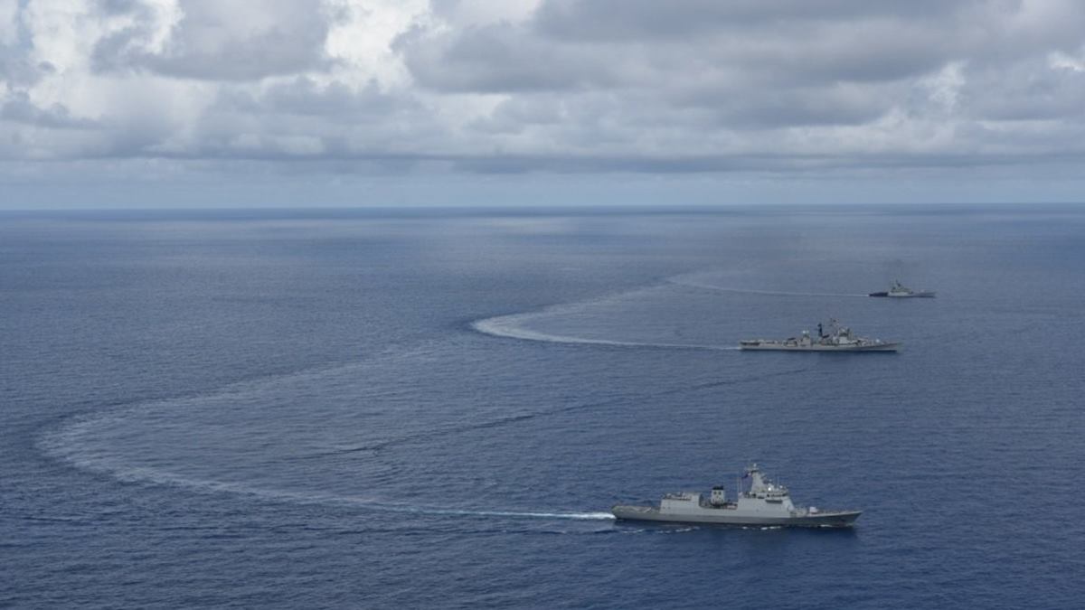 Indian Navy's INS Ranvijay, INS Kora carry out maritime exercise with Philippines