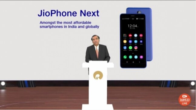 JioPhone Next may be available for pre-booking in India starting next week