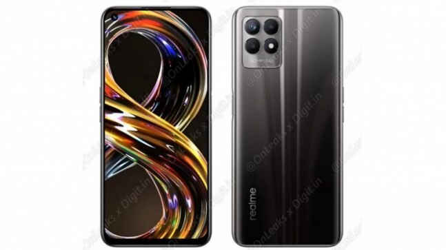 Realme 8i leaked renders reveal MediaTek Helio G96 processor, 50-megapixel camera