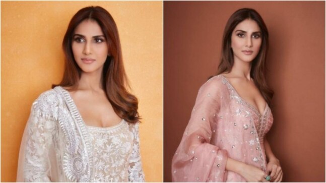 Bell Bottom star Vaani Kapoor loves sequins and ethnic bling. On Fashion Friday