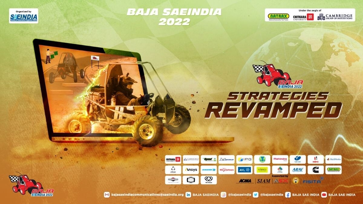 Baja Sae India 2022 Dates Announced 15th Edition To Start This Month Auto News Baja Sae Design Report 2022