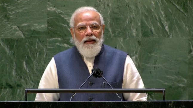 PM Narendra Modi invokes Chanakya, Tagore in address to UN General Assembly