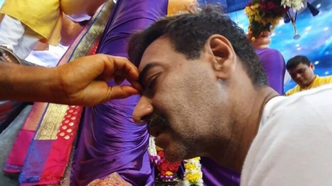 Ajay Devgn wishes fans Happy Ganesh Chaturthi with throwback pic