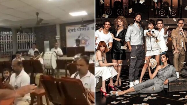 Desi Money Heist fans can’t keep calm as Mumbai Police band performs Bella Ciao. Viral video
