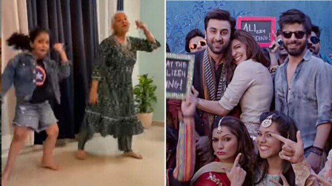 Desi dadi and granddaughter dance to Ae Dil Hai Mushkil song Cutiepie. Viral video