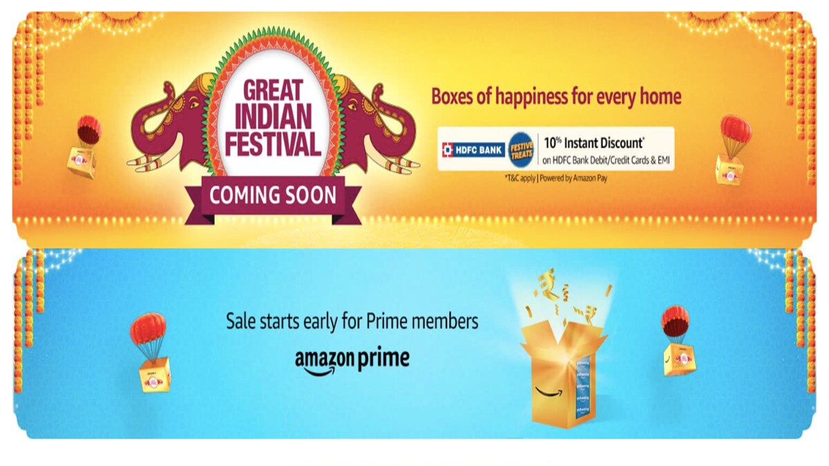 Amazon Great Indian Festival Hdfc Bank Instant Discount Deals On Smartphones And More Products Teased Technology News Amazon Great Indian Festival Hdfc Bank Instant Discount Deals On Smartphones And More Products Teased Technology News