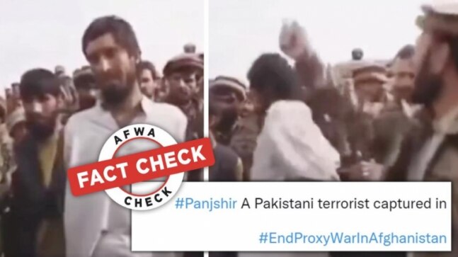 Fact Check: Old video goes viral with claim of Pakistani fighter being caught in Panjshir