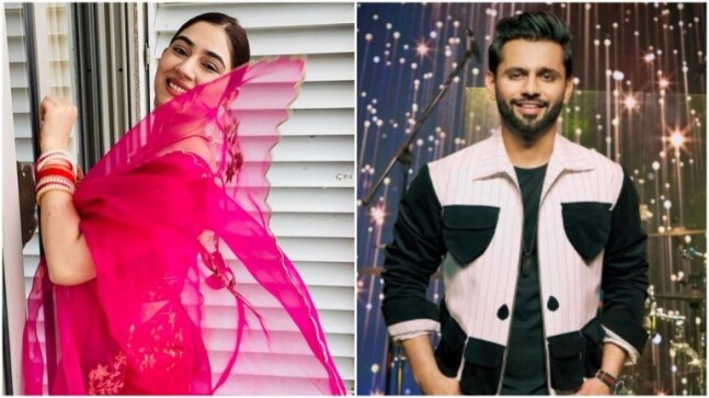 Disha Parmar in Rs 9k saree is resplendent in rani pink. Don’t miss Rahul Vaidya’s comment