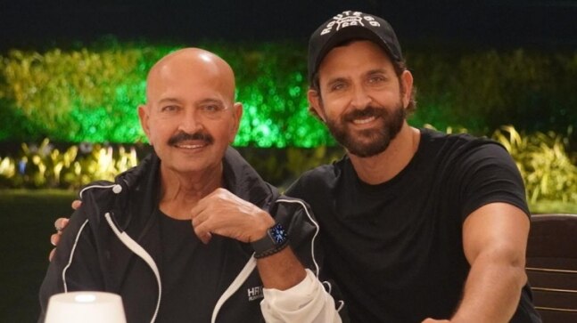 Hrithik wishes to grow up to be as strong and young as dad Rakesh Roshan on his birthday