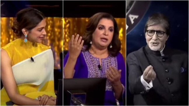 Amitabh Bachchan auditions for Farah Khan on KBC 13, recreates Om Shanti Om scene with Deepika