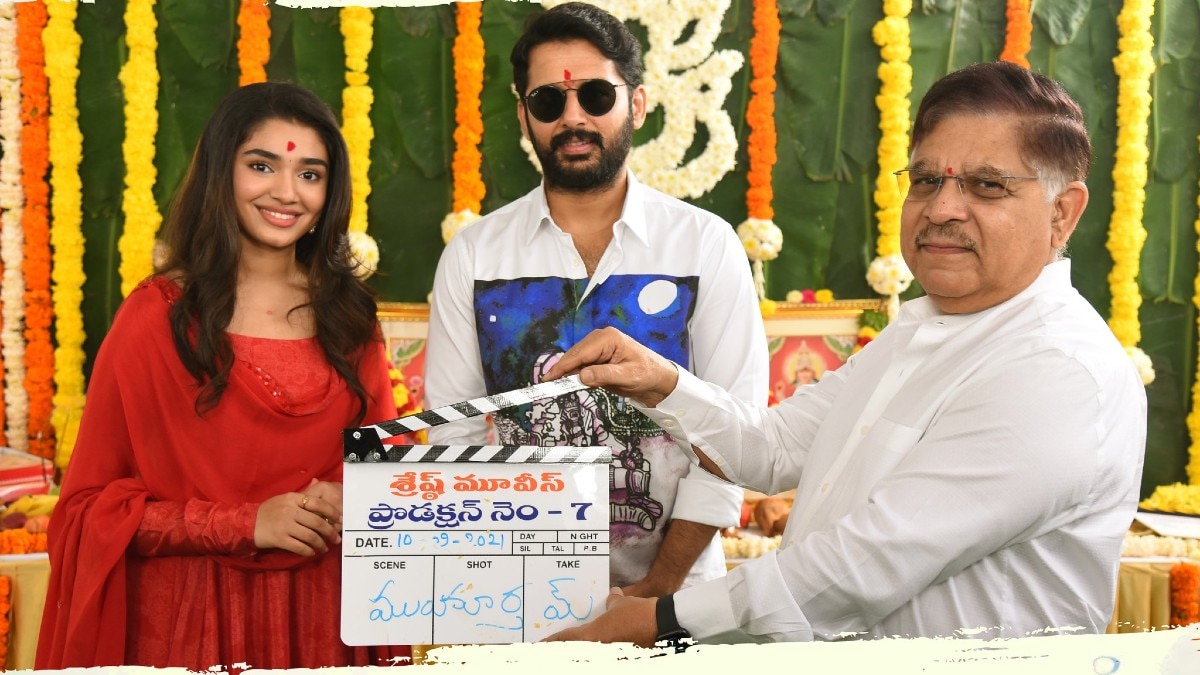 Nithiin and Krithi Shetty begin Macherla Niyojakavargam shoot