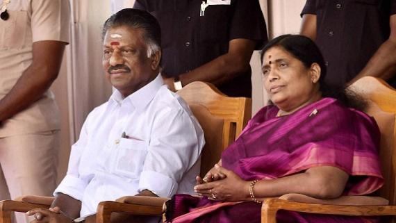 Panneerselvam's wife Vijayalakshmi 