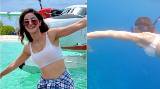 Ananya Panday goes snorkelling in throwback video from Maldives, calls it humbling experience